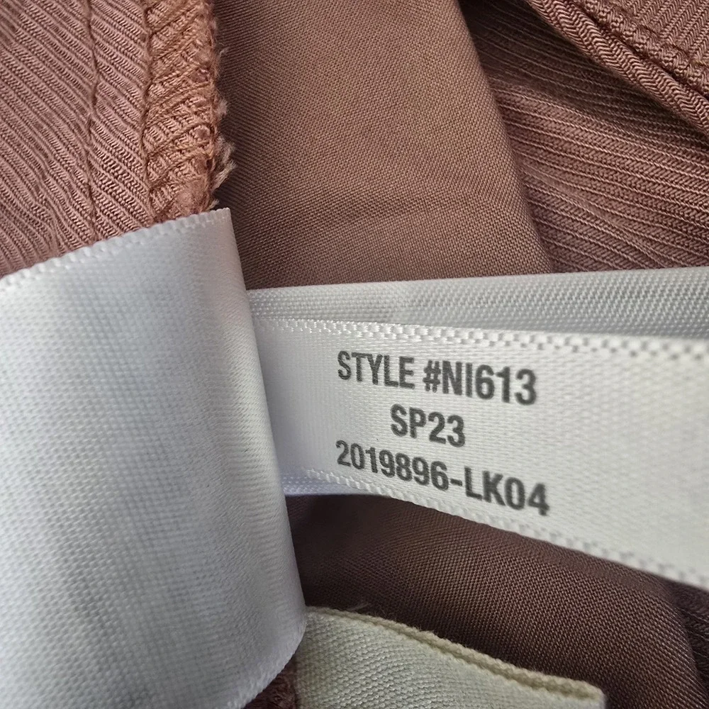 Madewell Pants Womens 4 The‎ Neale Straight Wide Leg Pant Drapeweave Dried Rose